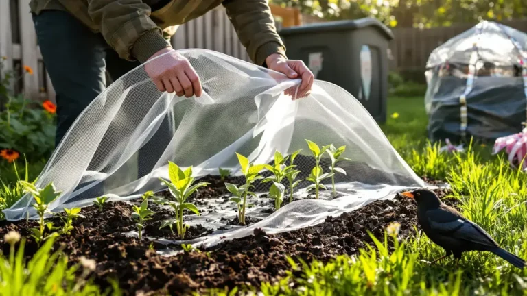 9 consigli per proteggere le tue semine e giovani piantine dai danni dei merli in giardino