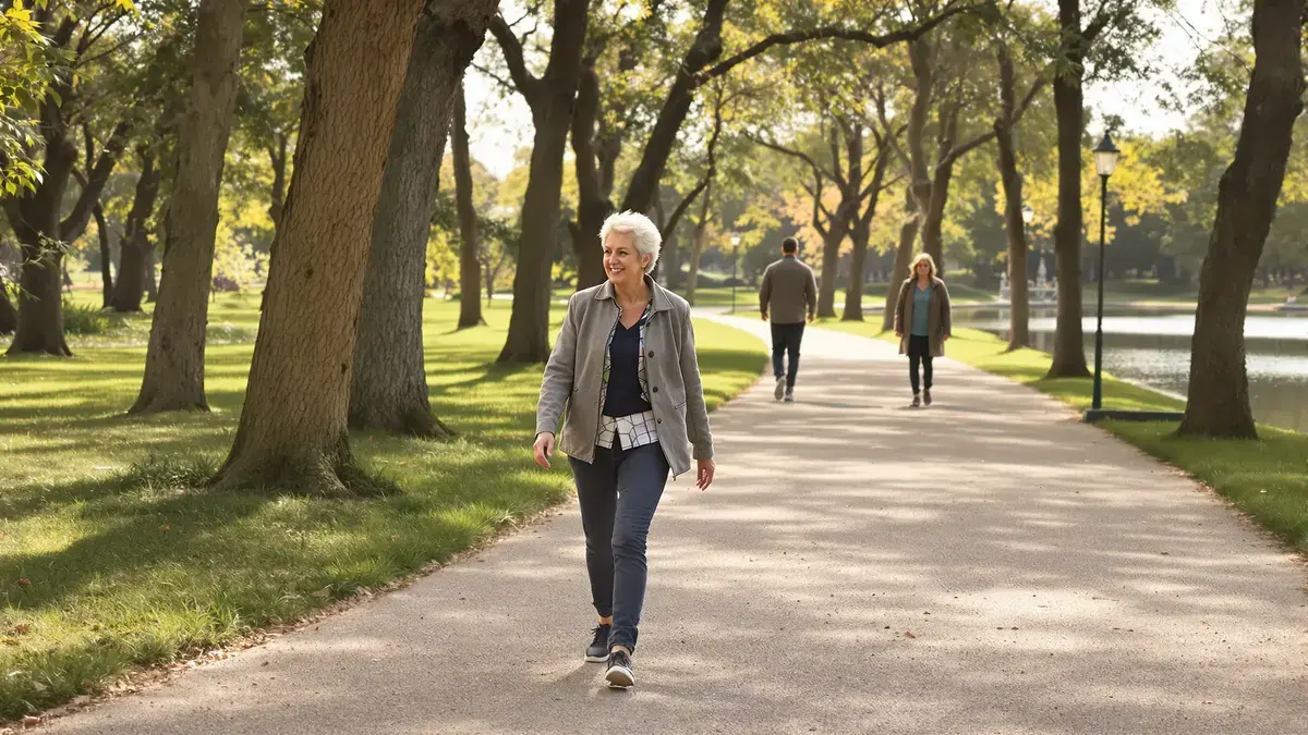 Dopo i 45 anni fare meno di 10.000 passi al giorno è sufficiente per la salute un fatto spesso ignorato