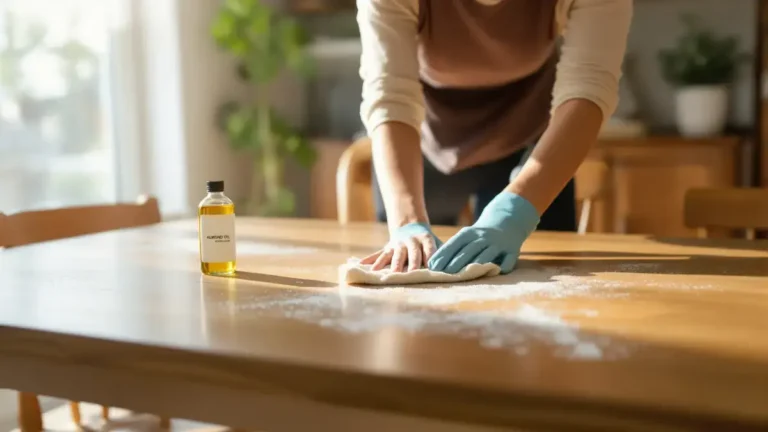 Gli esperti di pulizia domestica confermano che l’uso di olio vegetale sui mobili attira non solo la polvere ma anche allergeni invisibili