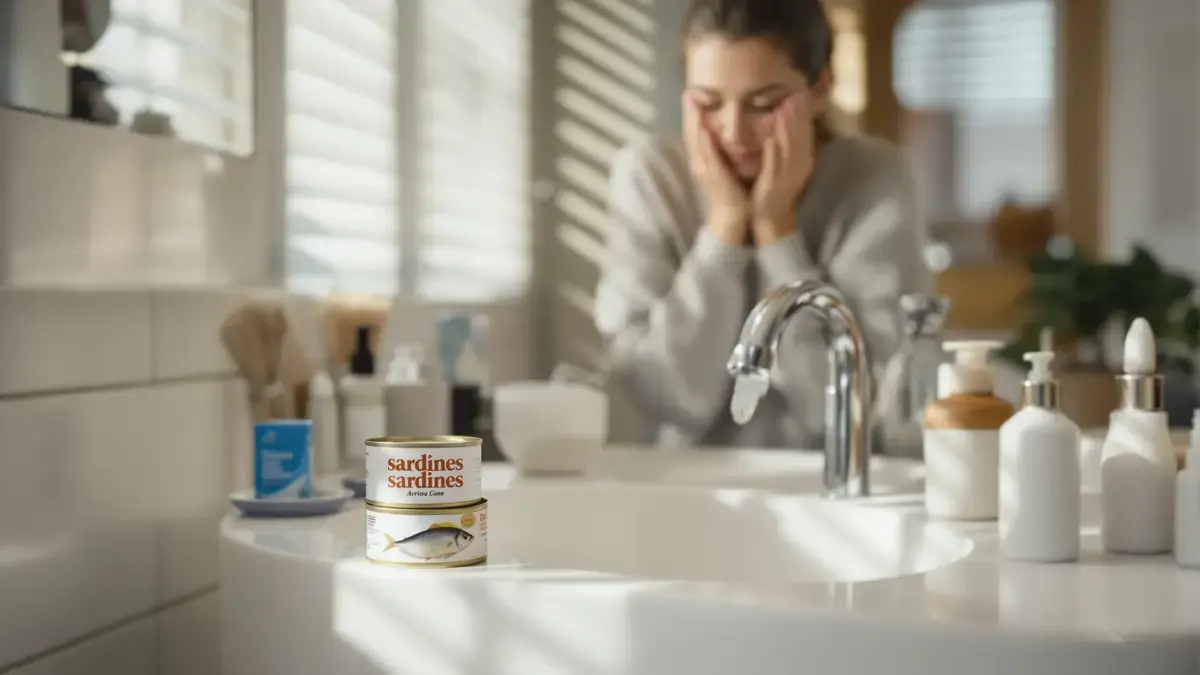 Gli esperti sono chiari consumare sardine non sostituisce una buona crema giorno ma può disturbare la tua abituale routine di bellezza