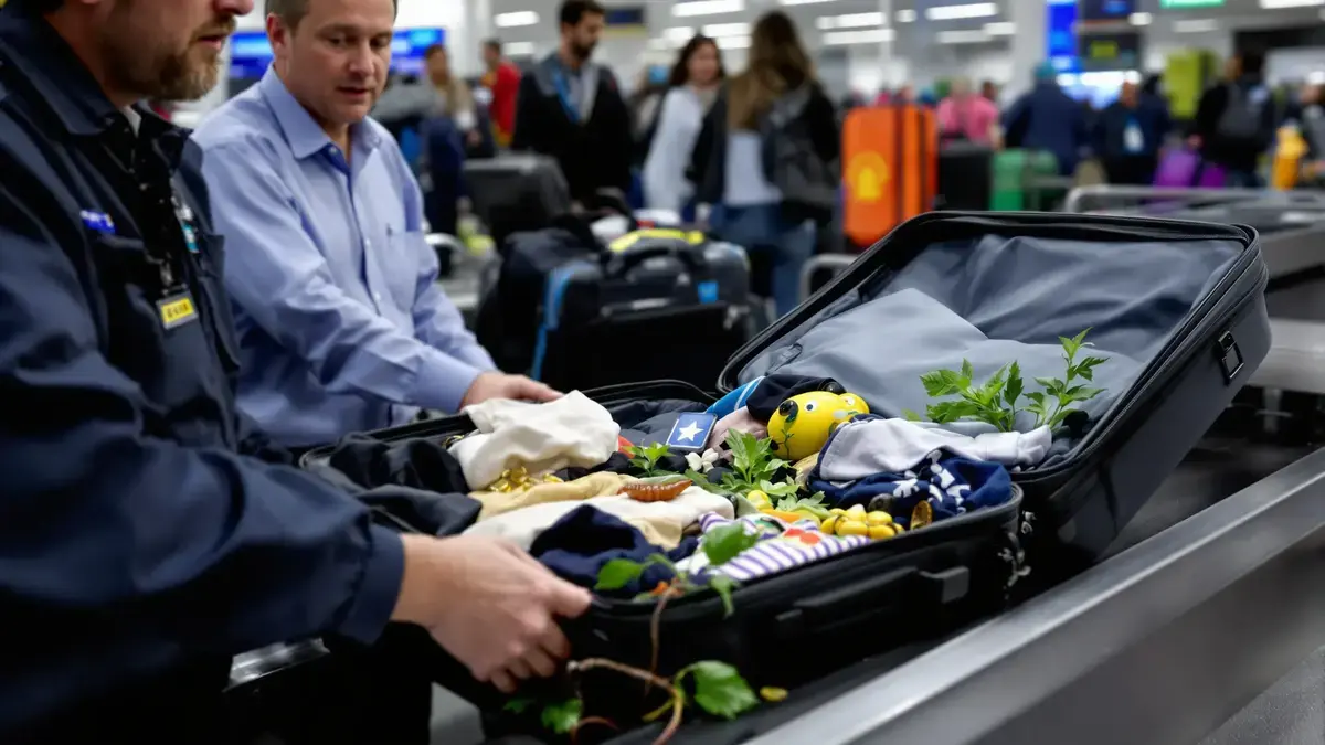 Una lumaca viva scoperta nei bagagli durante il controllo dei passeggeri di un volo proveniente da Nouméa